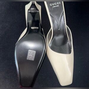 Gucci Square Toe Patent Leather Mules – Size 40.5 (US 10.5) – New With Box